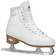 Lake Placid Whitney Women's Traditional Figure Ice Skates, White, Size 7