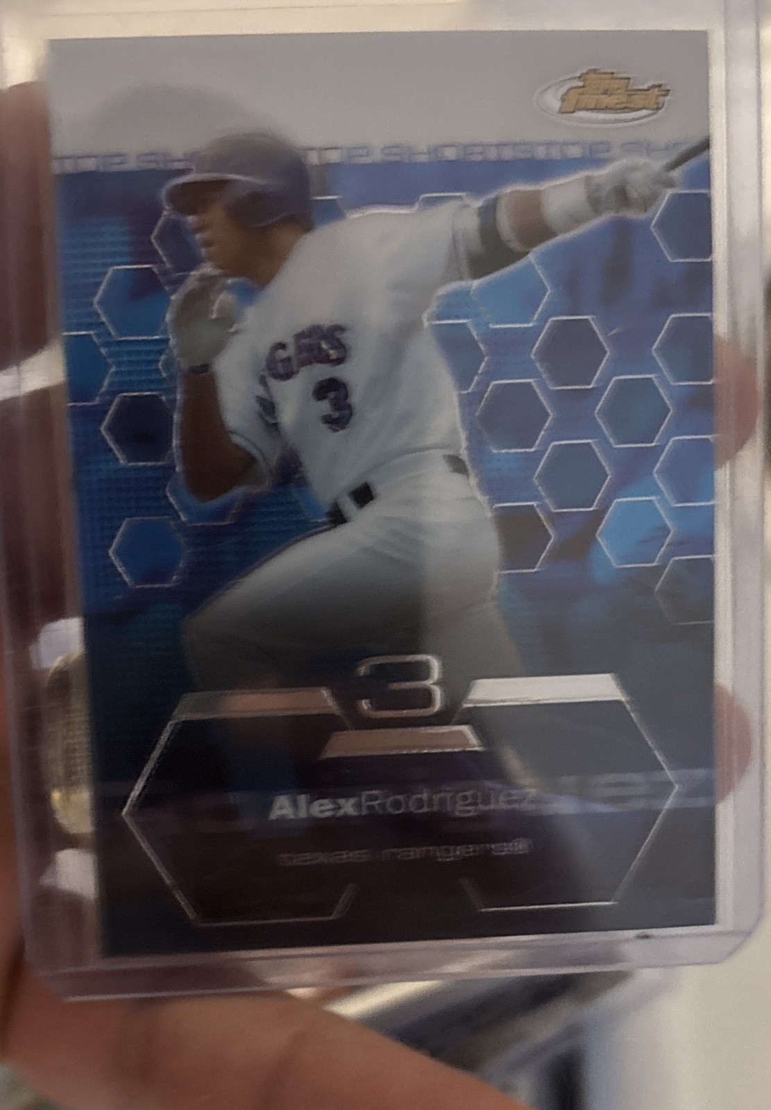 2003 Topps Finest - Alex Rodriguez #100 Refractor