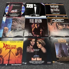 Laserdiscs Lot of 9 Movies see photos for titles LD