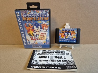 Sonic Compilation 3 in 1 - Sega Mega Drive - Spiel in OVP + Anleitung - Getestet