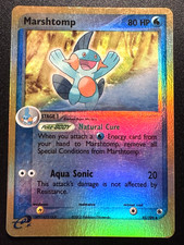 Marshtomp 41/109 EX Ruby & Sapphire Pokemon Card Reverse Holo Foil Rare MP on eBay