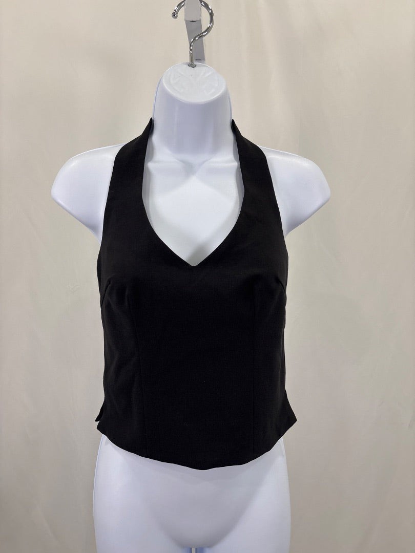 Maddison Brown Black Shirt Size Small/2 Excellent Condition  