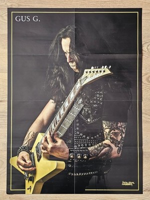 GUS G. - Riesiges Poster von 2021 - 55 x 75 cm - NEUWERTIGER ZUSTAND!