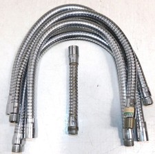 4- 19" Microphone Goosenecks and 1- 6". Used. Chrome is very good on all.