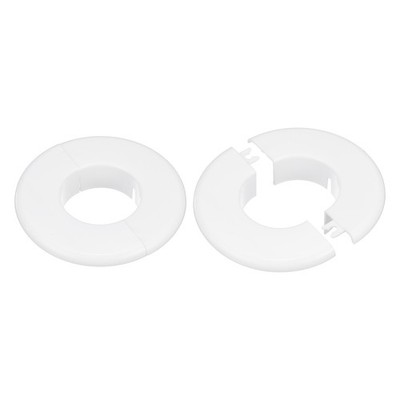 2pcs Wall Split Flange, 2.68''(68mm) PP Round Escutcheon Plate Covers Buckle