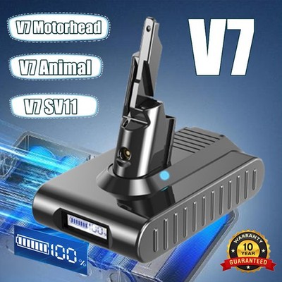 9.5Ah Battery For Dyson V7 SV11 Animal  Extra Trigger with LED Indicator