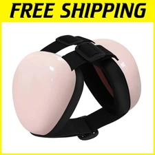 Medium Pink Ear Muffs for Dogs - Noise Protection