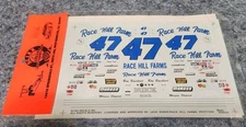 1982 Harry Gant, Bouchard, Shepherd #47 Race Hill Farm 1:24 Decal - Slixx Decals