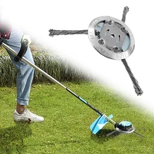 1X Lawn Mower Trimmer Head Brush Cutter Weed Eater Trimmer Head Silver