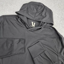 Vuori Hoodie Mens Large Black Ponto Performance Athletic Pullover DreamKnit V222