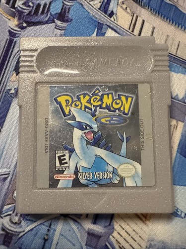Pokemon Silver (Nintendo Game Boy) 100% Authentic - with NEW BATTERY!