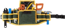 Pretend Play Kids Toddlers Tool Belt Handymans Kit Saw Hammer Hand Tools Pliers