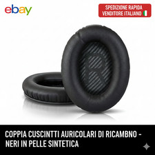 Cuscinetti Ricambio per Cuffie Bose QC2 QC15 QC25 QC35 AE2 AE2i AE2w Sound TrueC
