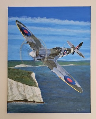 Acrylgemälde ''Spitfire'' vom preisgekrönten Künstler 