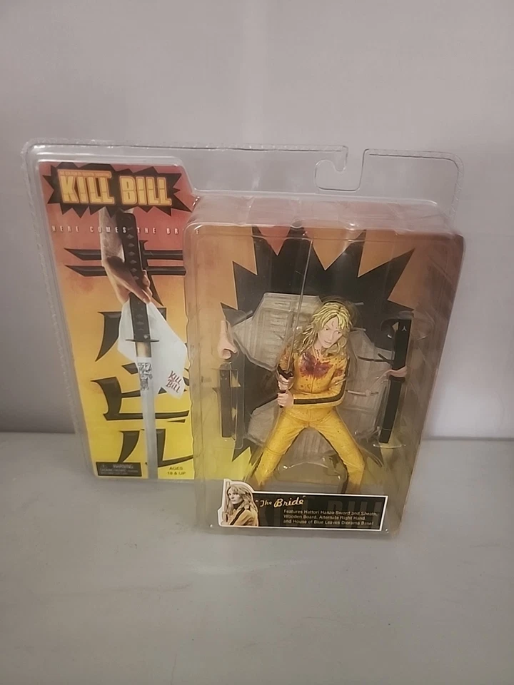 Figura de acción KILL BILL Serie 1 - “La novia” (Neca Reel Toys, 2004) Nueva en caja Foto 2 de 3