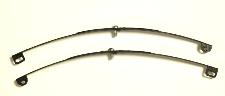 Pair of Graflex spring hangers for their large format camera spring back. NOS. - Image 2 of 4