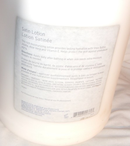 KERSTIN FLORIAN PROFESSIONAL SATIN LOTION 3.8 L / 1 US GALLON NEW UNOPENED - 第 2/2 張圖片
