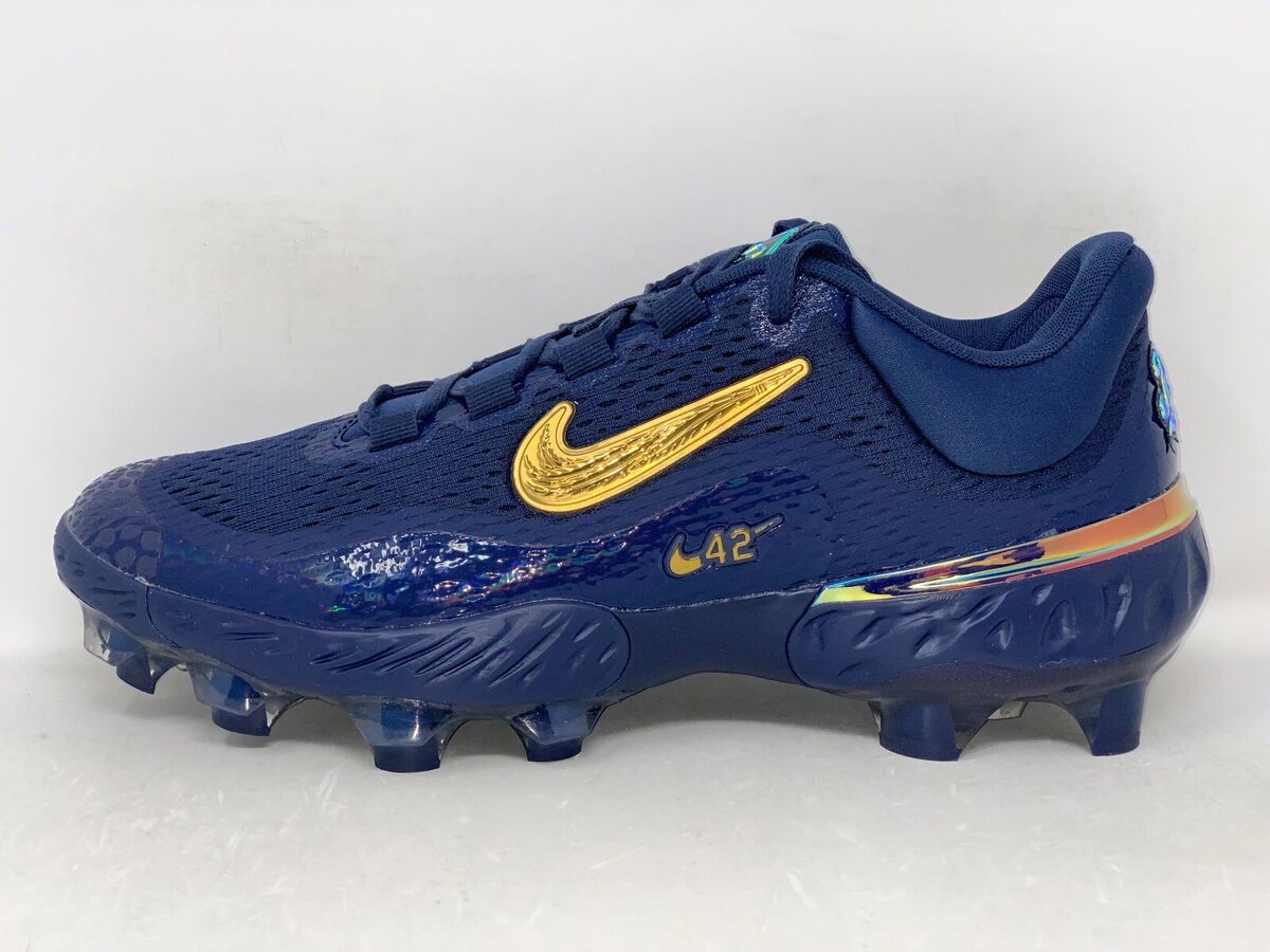 Nike Alpha Huarache Elite 4 Jackie Robinson Day MCS Cleats Nike Alpha Huarache Elite 4 Jackie Robinson Day MCS Cleats
