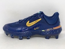 Nike Alpha Huarache Elite 4 Jackie Robinson MCS Cleats, Size 8.5 FZ1362-400
