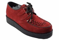 Steel Ground Shoes Red Suede Creepers Low Sole D Ring Casual Sc400z5 Steel Ground Shoes Red Suede Creepers Low Sole D Ring Casual Sc400z5