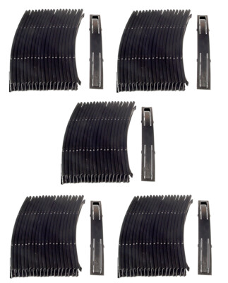 100 Pack of 7.62x39 Steel 10rd Stripper Clips Ammo Speed Loading Tools for SKS