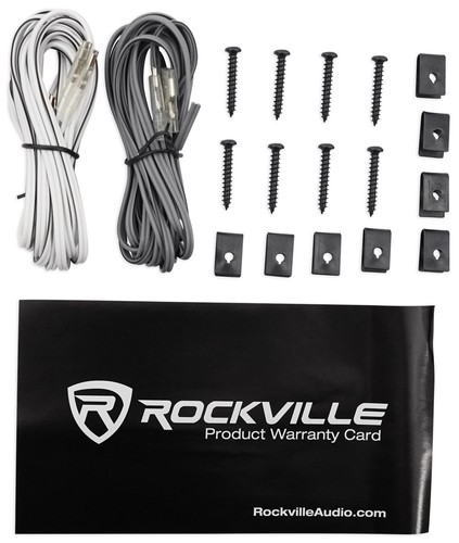 (2) Rockville RV6.3A 6,5" 750 W 3-Wege Auto-Lautsprecher + (2) 4x6" 500 W 3-Wege Lautsprecher - Bild 7 von 12