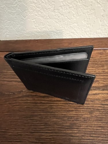 Pierre Cardin Men's Wallet Black Genuine Leather Bifold-New without Tags - Picture 11 of 11