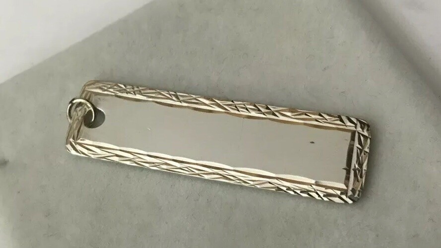 Hallmarked Solid Sterling Silver 925 Diamond Cut … - image 7