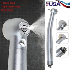 KAV Style Dental Fiber Optic LED E-generator high speed handpiece Turbine 4Hole