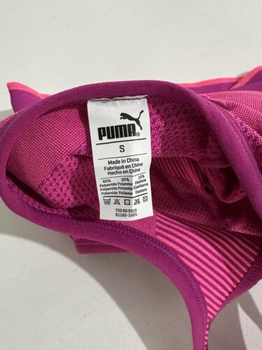 Womens PUMA Logo 1 of 2pack Performance Sports Bra UK S 32C,D/34A,B in Pink - Picture 5 of 5