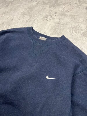 dark blue vintage nike sweatshirt