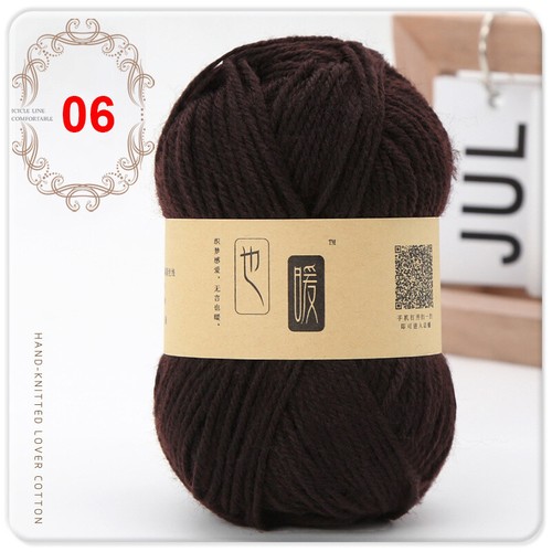 1Ball Soft Blended Yarn Hand Knitting 4ply Yarn For Scarf Sweater Hat Doll - Picture 7 of 77
