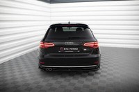 Heckansatz Diffusor Flaps FüR Audi A3 Sportback 8V Facelift Schwarz HeckschüRze