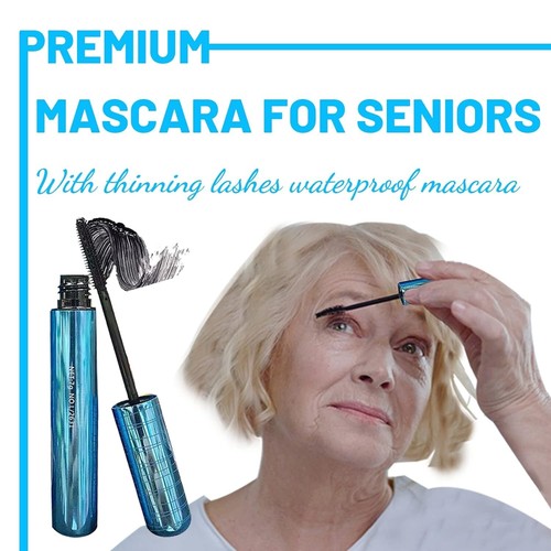 Mascara for Women Over 60, Waterproof Black, Hypoallergenic Tubing Mascara - Picture 2 of 9