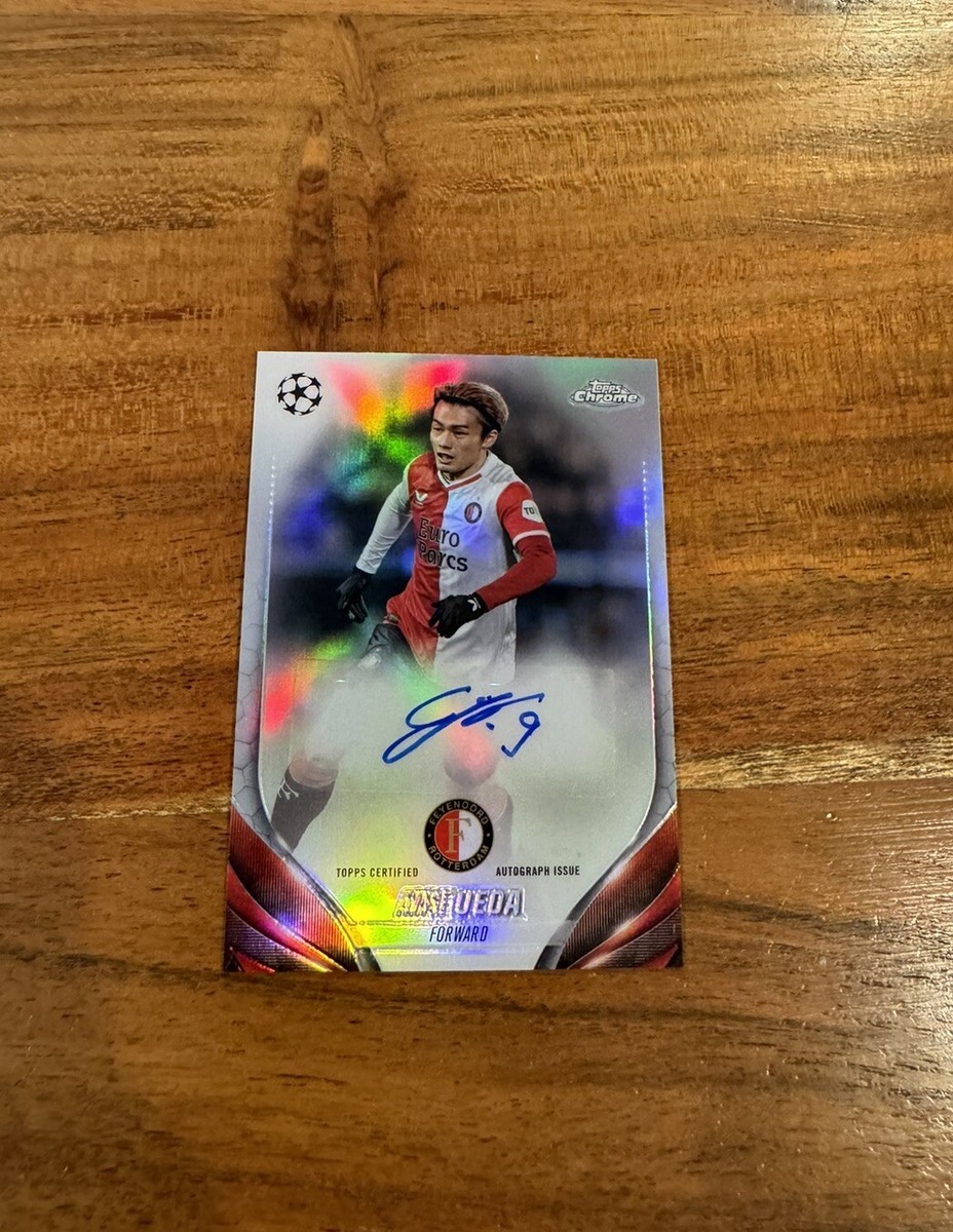 Ayase Ueda 2023-24 Topps Chrome UEFA Auto Autograph Refractor