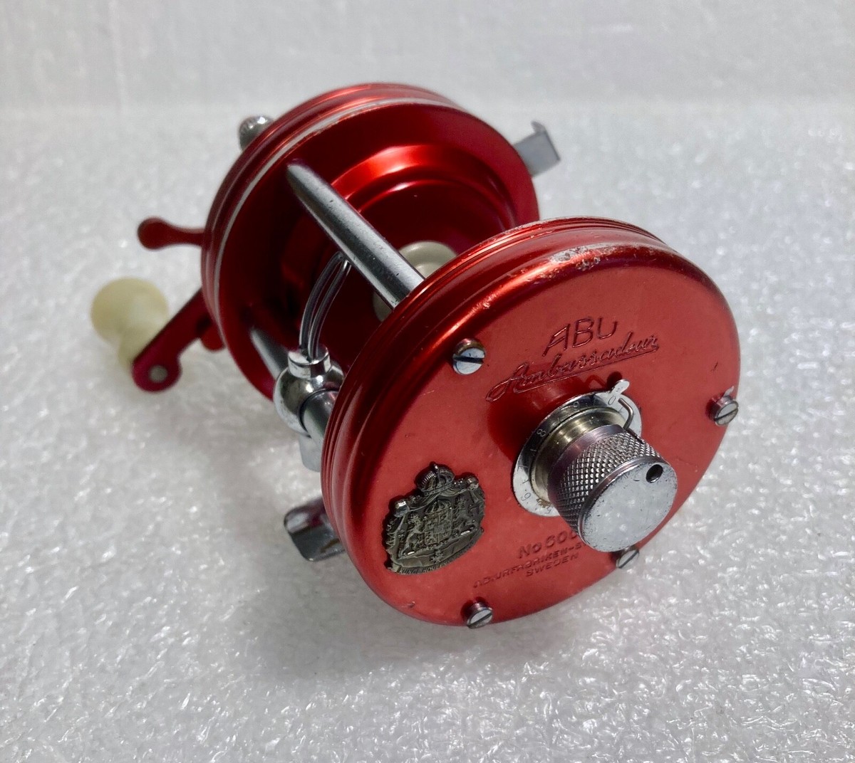 アブambassador6000 ABU GARCIA Ambassadeur Classic Red 6000 BAITCASTER TROLLING