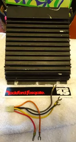 COMPLETELY REFURBISHED OLD SCHOOL ROCKFORD FOSGATE PUNCH 45HD WITH HARNESS #2