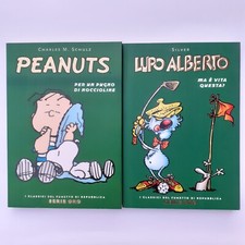 SERIE ORO REPUBBLICA 7 9 PEANUTS LUPO ALBERTO 2 FUMETTI SHULZ - SILVER 