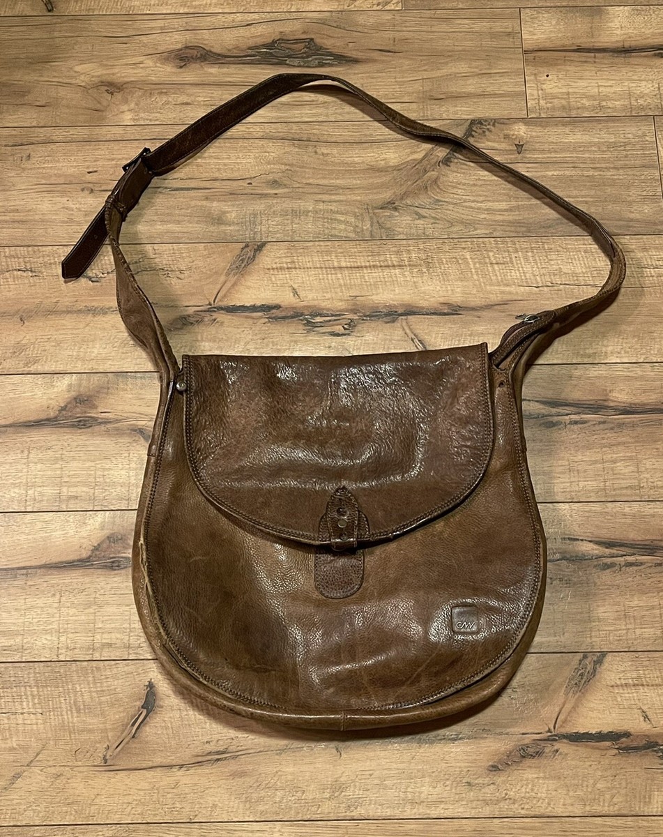 Vintage CW Marianelli Made in Italy Brown Leather Shoulder
