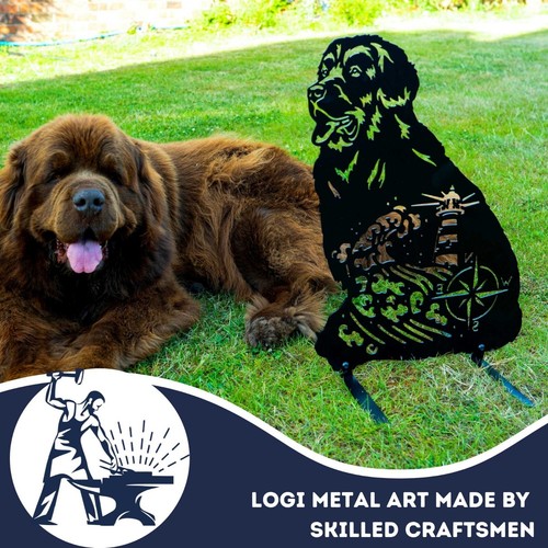 Newfoundland Silhouette Dog Lover Owner Gift Her Him Ornaments Home Decor Statue - 第 12/49 張圖片
