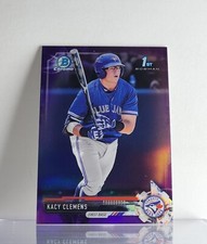 2017 Bowman Draft Chrome Kacy Clemens BDC-101 Blue Jays Purple/250 Refractor