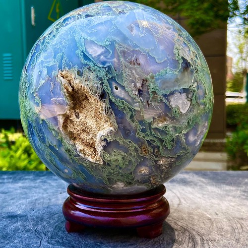 10.75LB Rare Crystal Aquatic Grass Ball – Stunning Collectible Decor Piece - 第 2/13 張圖片