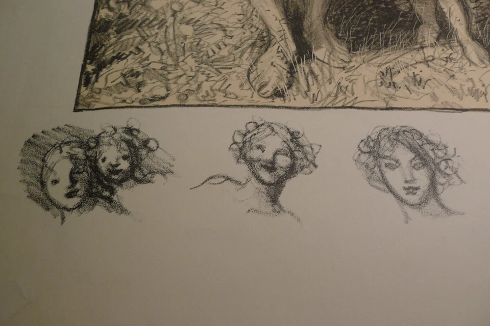 Theophile.A.Steinlen, Lithographie Originale "Floréal" !!! - Photo 3/4