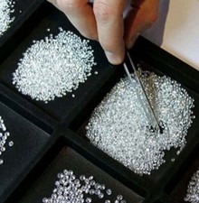 Loose 1.00 MM GRA 170 Pcs Moissanite Stones D Clarity - VVS1 Loose Certified