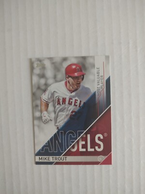 2017 Topps - Retail MLB Awards Silver #MVP-1 Mike Trout (PWE)(05)