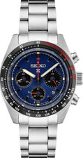 Seiko Prospex Solar Chrono Blue Dial Stainless Steel Mens Watch SSC815 Pre-owned