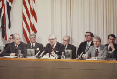 Prime Minister of the United Kingdom James Callaghan 1970s OLD PHOTO