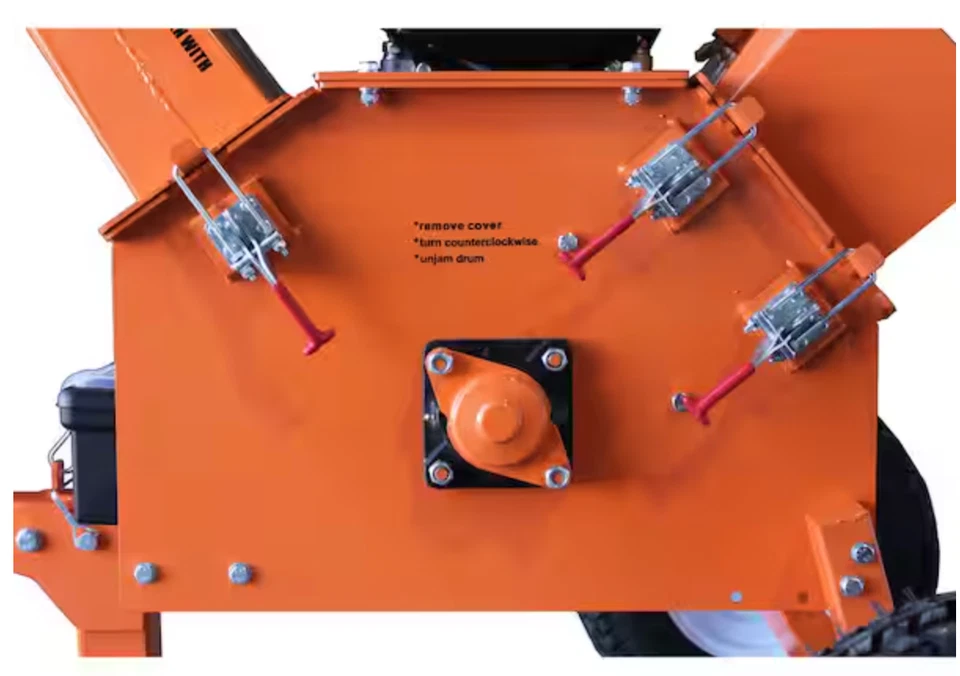 ¡APENAS USADO! 4 pulgadas. Trituradora astilladora comercial con motor Kohler de 9,5 HP a gasolina Foto 2 de 4