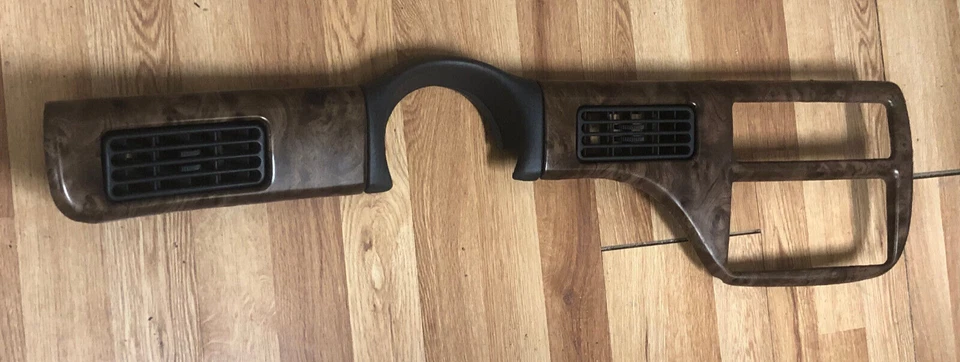 Pontiac Bonneville, 1987, 1988, 1989- 1991, Radio & Lower Dash Woodgrain Bezel - Image 4 of 4