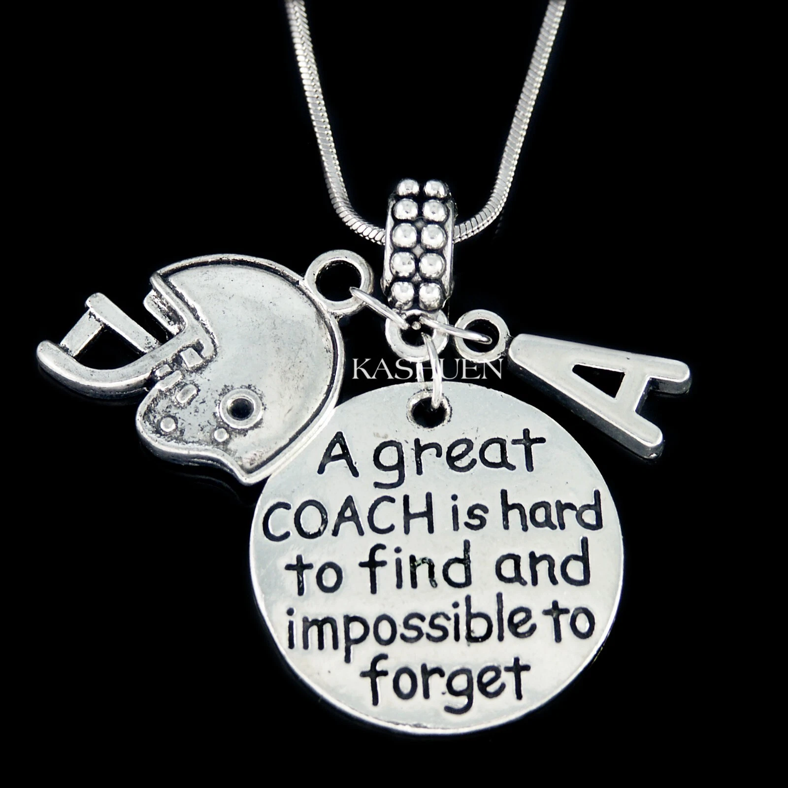 COACH Collana Regali Personalizzati Per Allenatore di Calcio Pensionamento Portachiavi Manager Sport